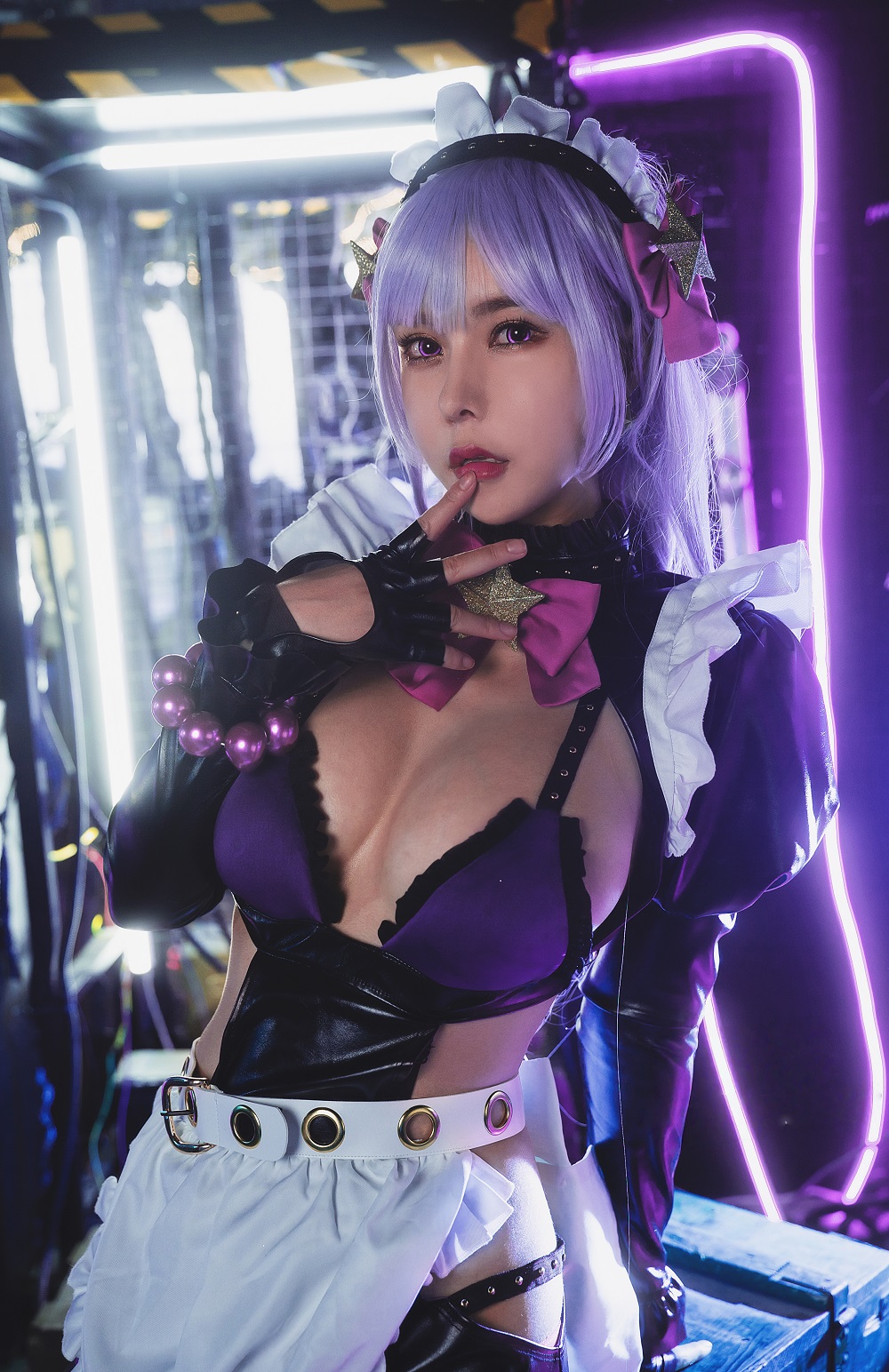亚马逊鲶鱼-FGO-BB同人女仆[16P] COS网红博主 预览2图