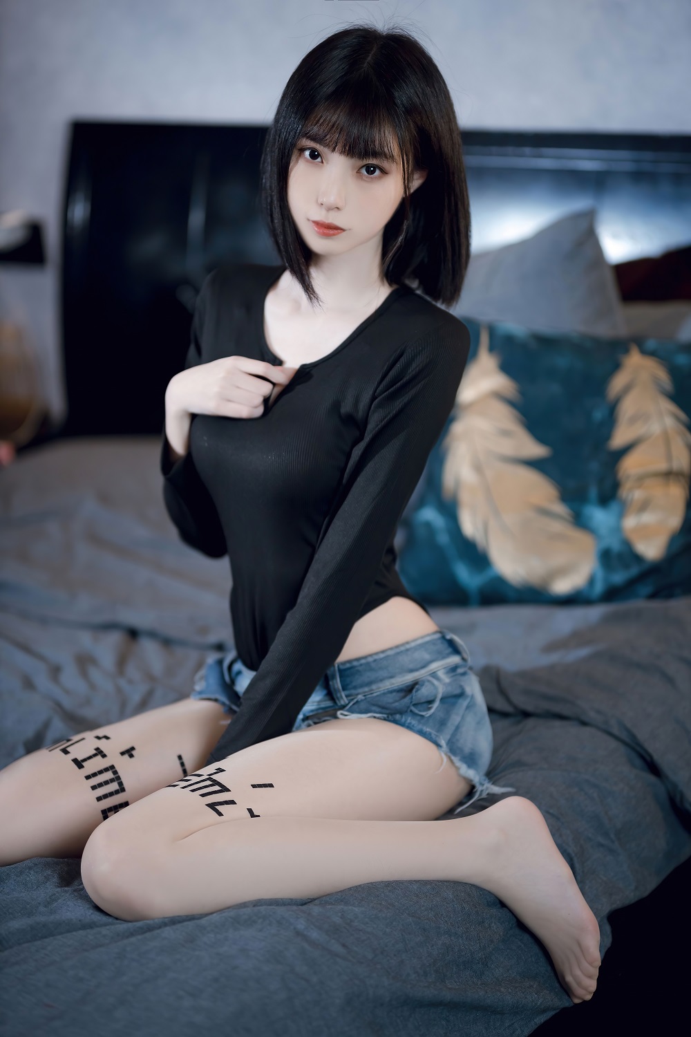 许岚LAN-俄罗斯方块[40P] COS网红博主 预览2图