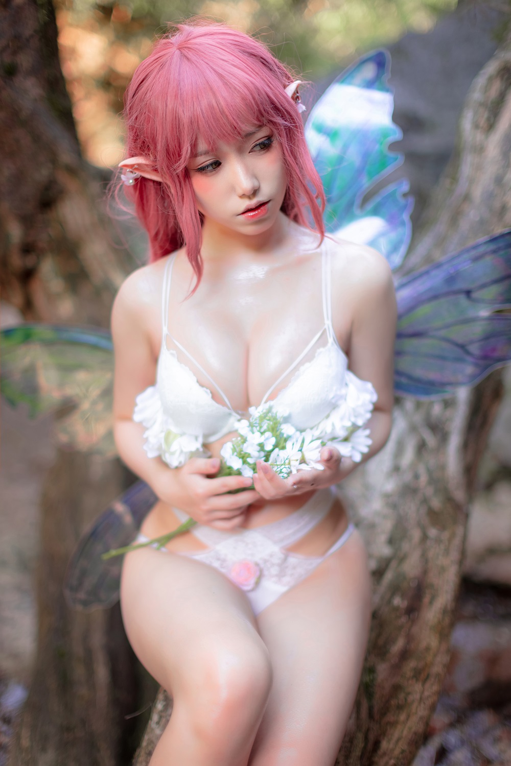 亦南南南-花精灵[71P+1V] COS网红博主 预览2图