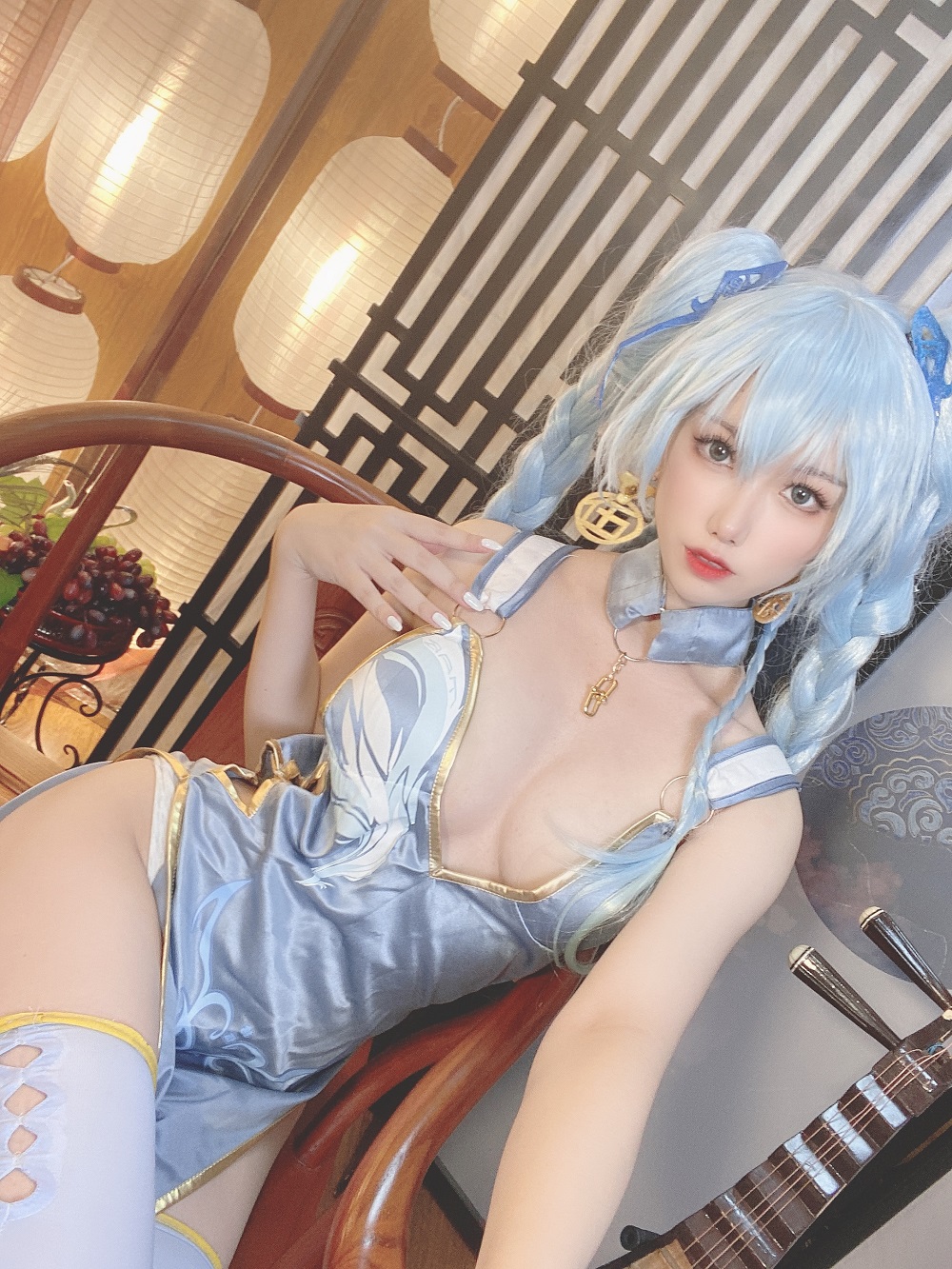 亦南南南-少女前线-PA15翠雀媚[29P+2V] COS网红博主 预览2图
