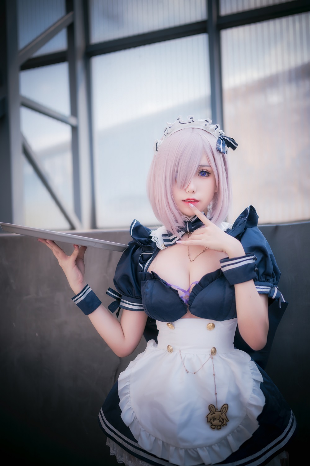 亦南南南-FGO-黑枪呆女仆[24P+3V] COS网红博主 预览1图