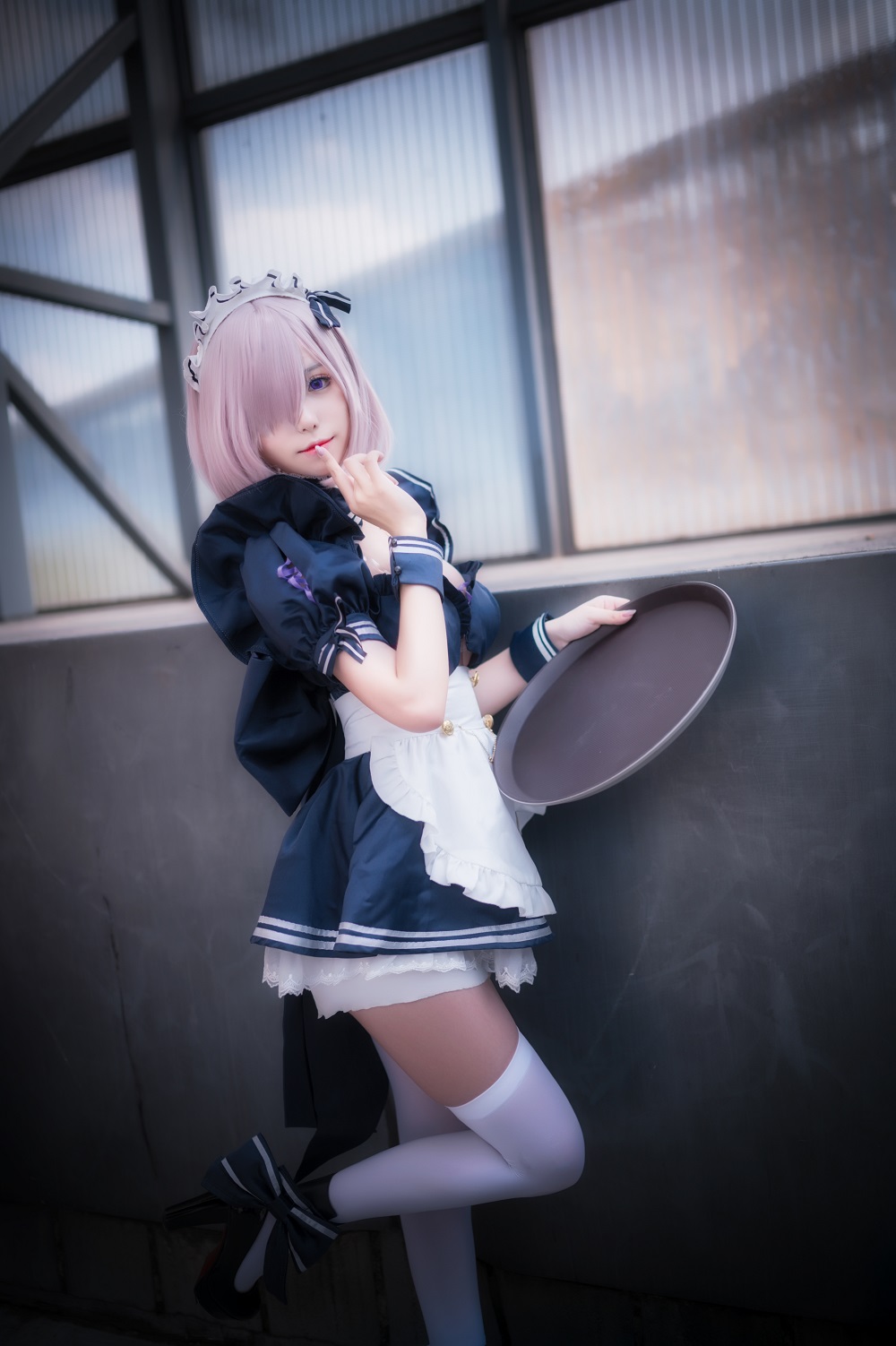 亦南南南-FGO-黑枪呆女仆[24P+3V] COS网红博主 预览2图