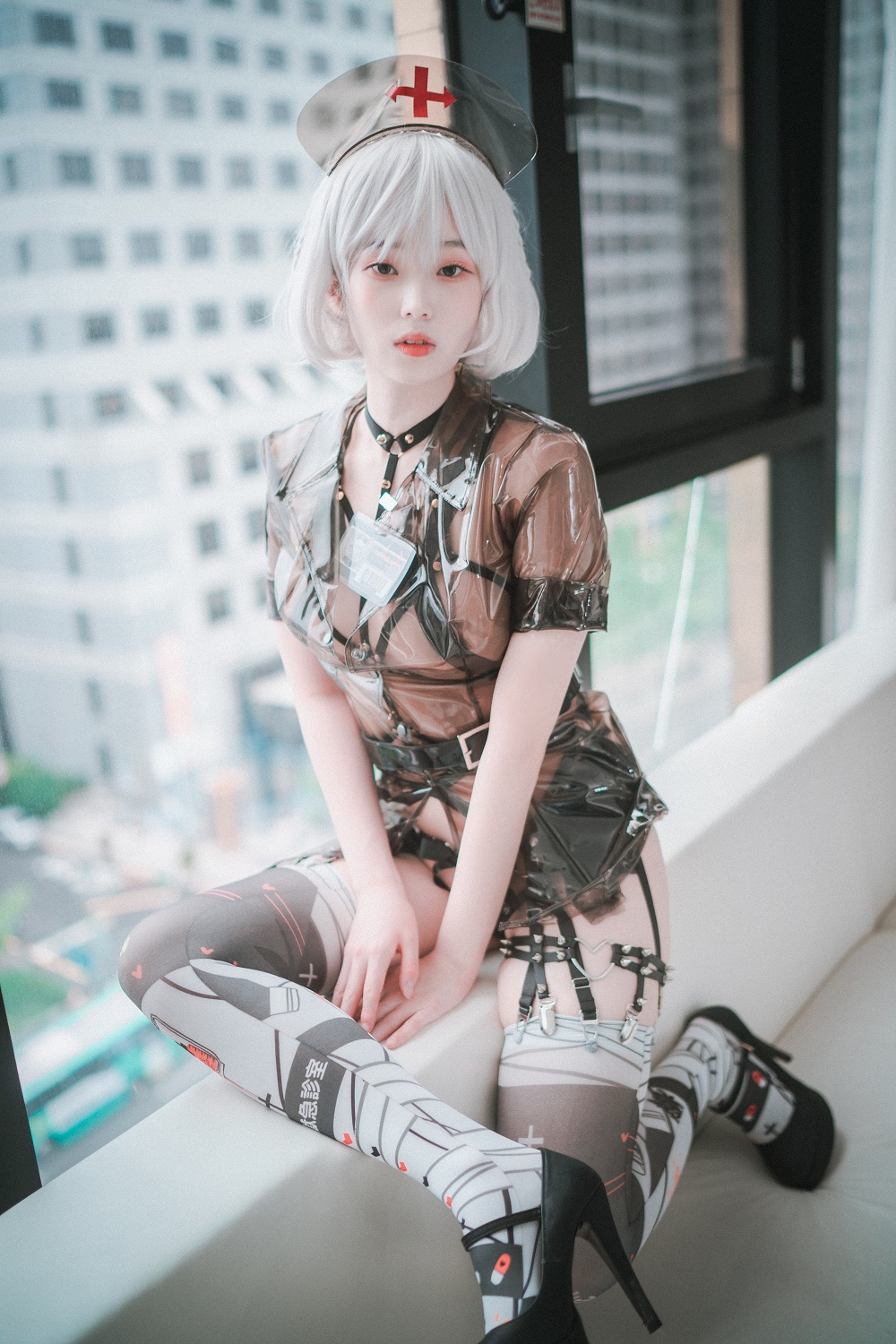 Bambi밤비-DJAWA Photo-Nurse Nation Black[93P] 韩系图集 预览1图
