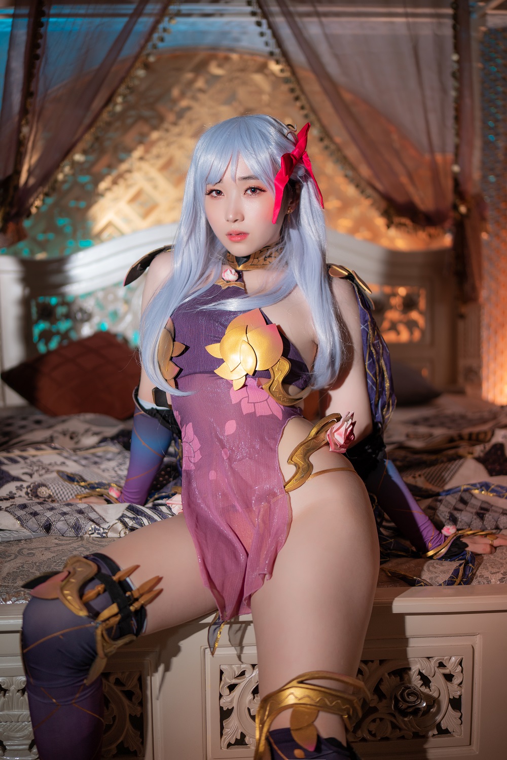 Bambi밤비-CreamSoda-Tamamo＆Kama[40P] 韩系图集 预览2图