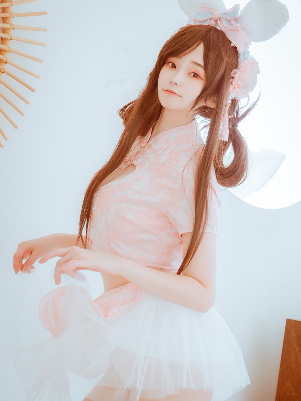 Bambi밤비-DJAWA Photo-Bunny adore qipao[62P] 韩系图集 预览1图