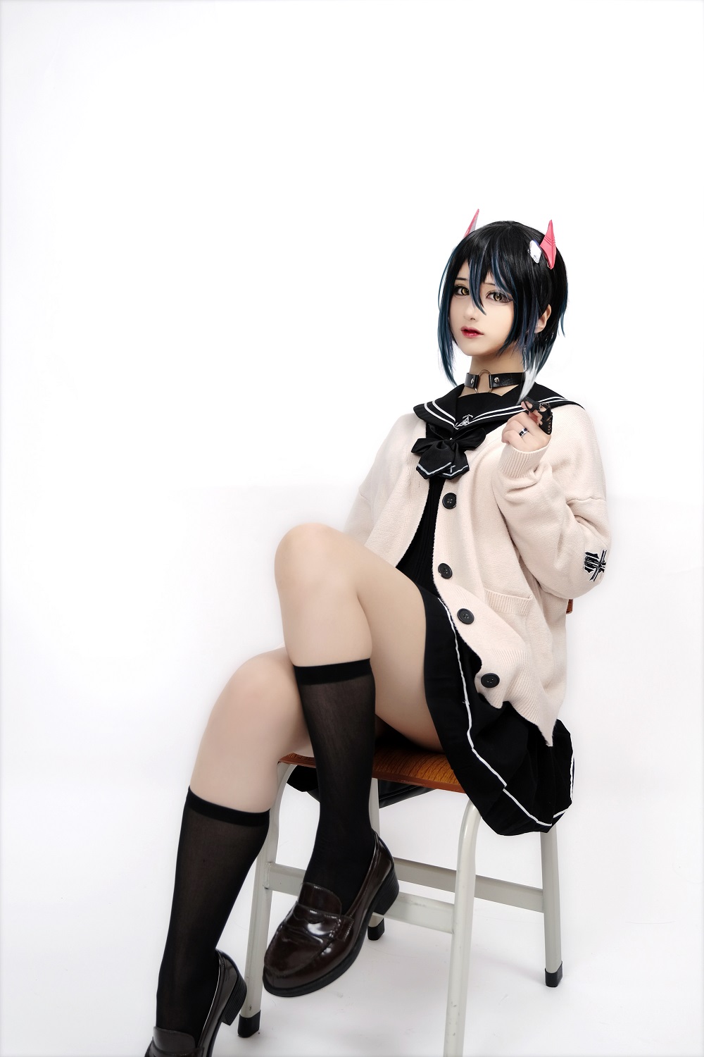 幼愛Yume-碧蓝航线-胡滕JK[41P] COS网红博主 预览2图