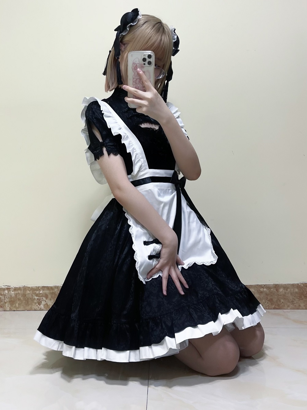 幼愛Yume-女仆中华娘[27P] COS网红博主 预览1图