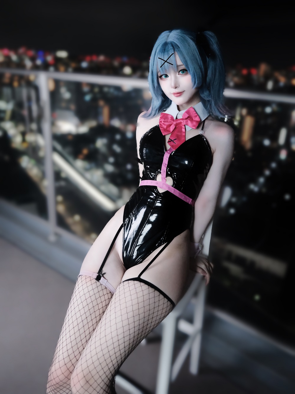幼愛Yume-初音未来兔子洞兔女郎[28P] COS网红博主 预览1图
