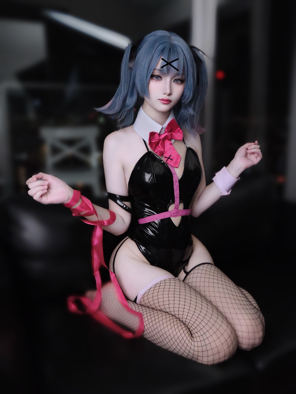 幼愛Yume-初音未来兔子洞兔女郎[28P] COS网红博主 预览2图