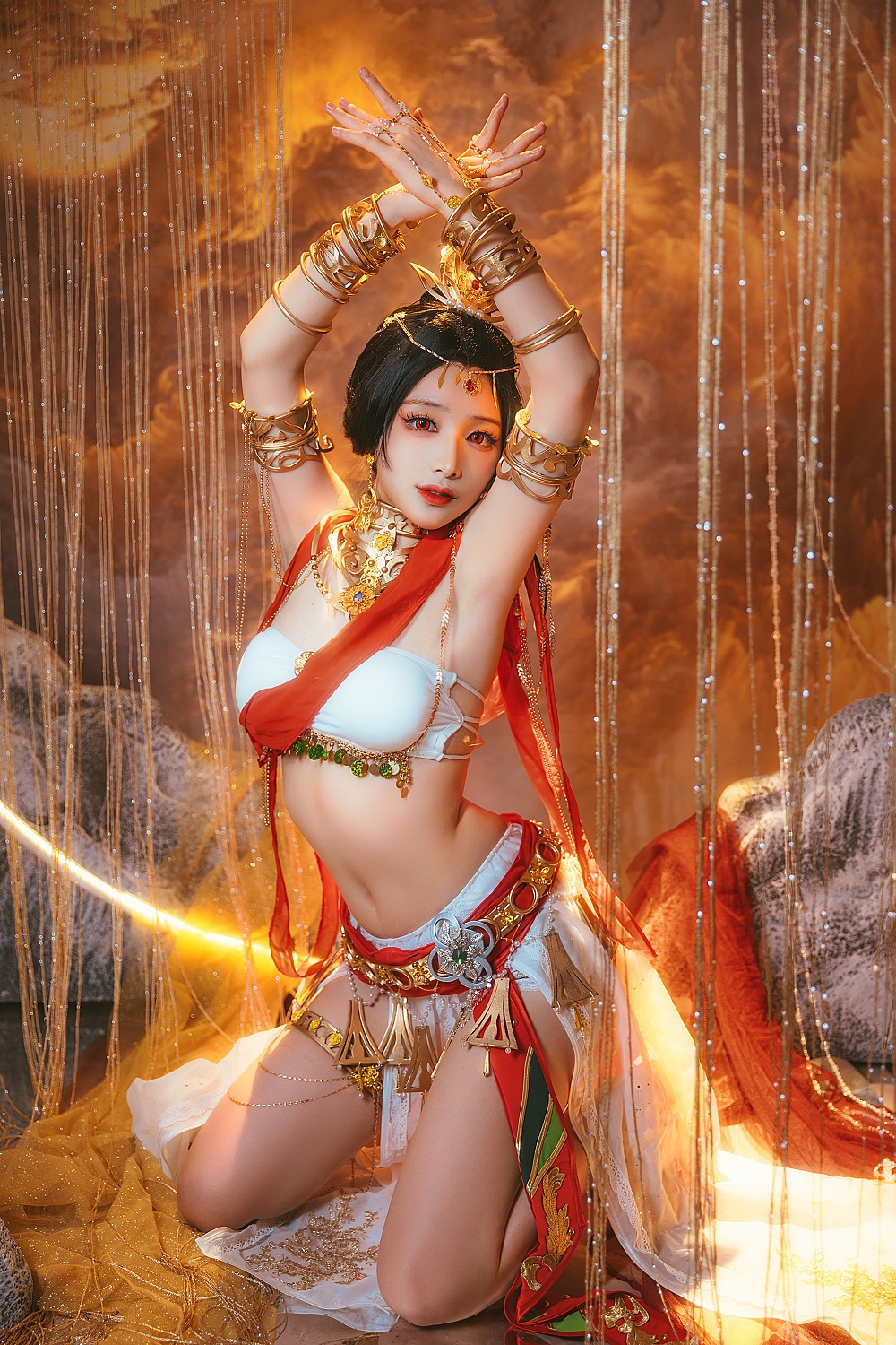 幼愛Yume-飞天舞姬[11P] COS网红博主 预览2图