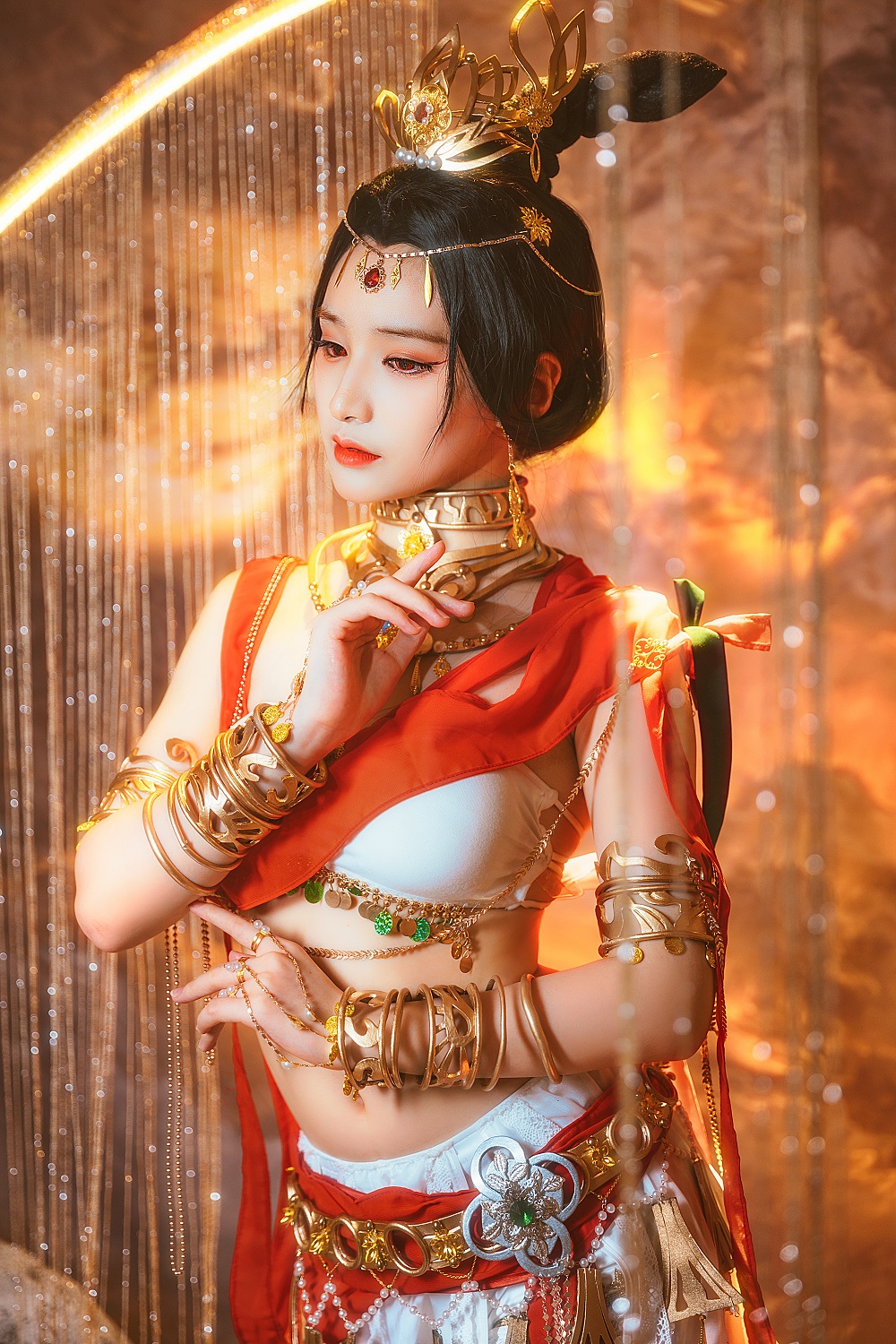 幼愛Yume-飞天舞姬[11P] COS网红博主 预览1图