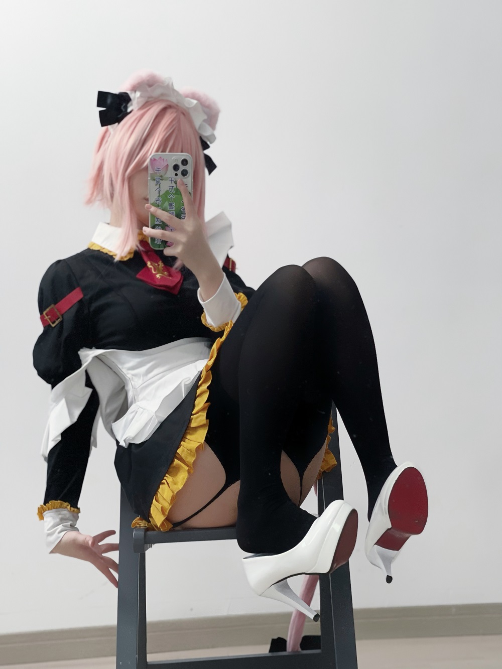 幼愛Yume-FGO-阿斯托尔福女仆[56P] COS网红博主 预览2图
