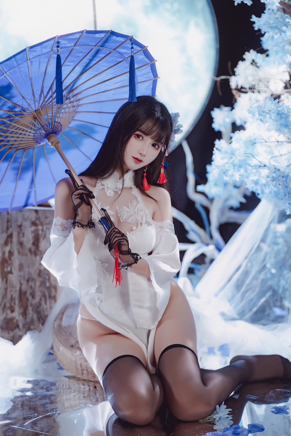 羽生三未-碧蓝航线-逸仙改[31P] COS网红博主 预览2图