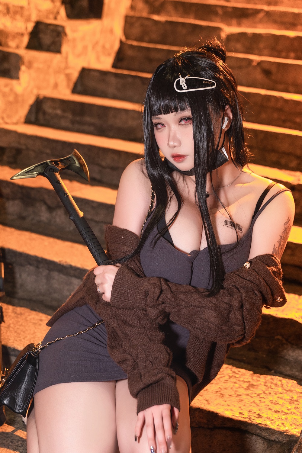 贞子蜜桃-Nikke胜利女神-D杀手妻子[74P+1V] COS网红博主 预览1图