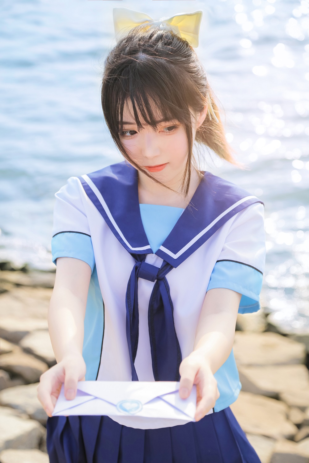 Fushii海堂-LovePlus-高岭爱花[31P] COS网红博主 预览2图