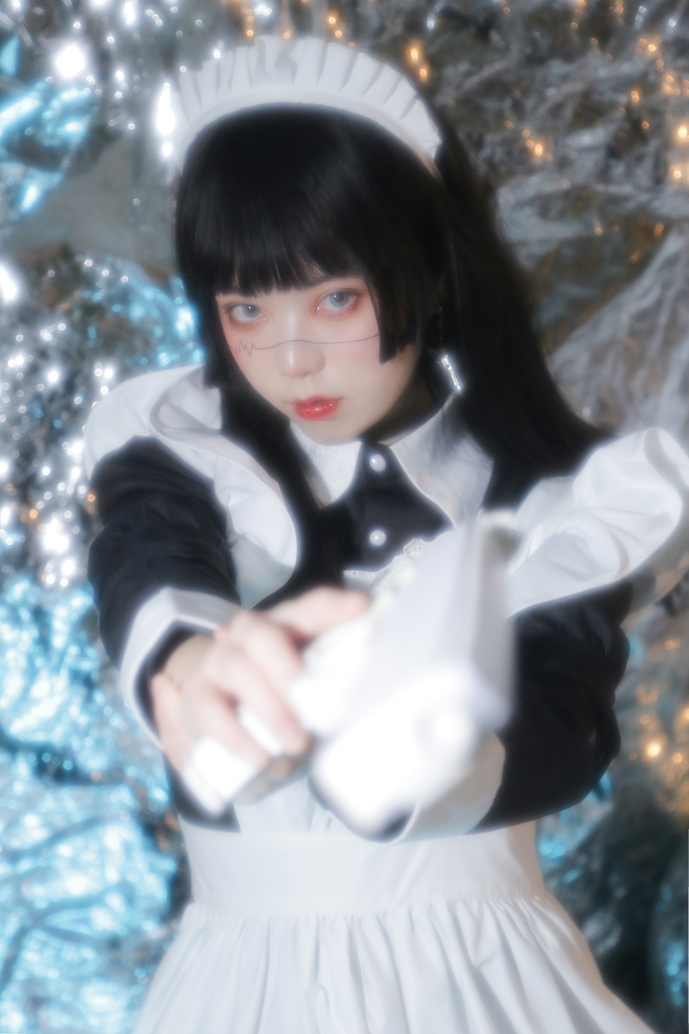 Fushii海堂-生化女仆[46P] COS网红博主 预览2图