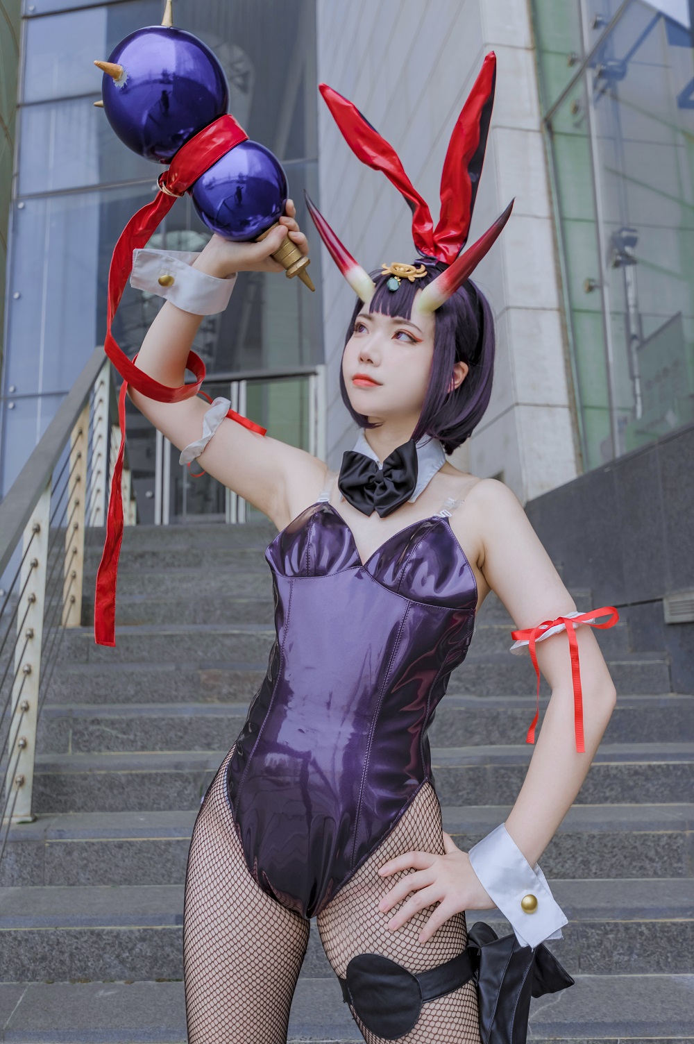 Fushii海堂-FGO-酒吞童子兔女郎[31P] COS网红博主 预览1图