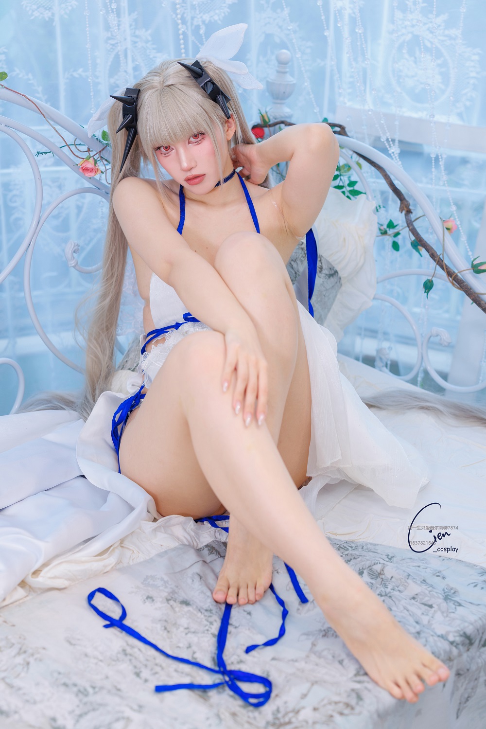 Cien恩恩-碧蓝航线-可畏·八周年礼服[30P] COS网红博主 预览2图