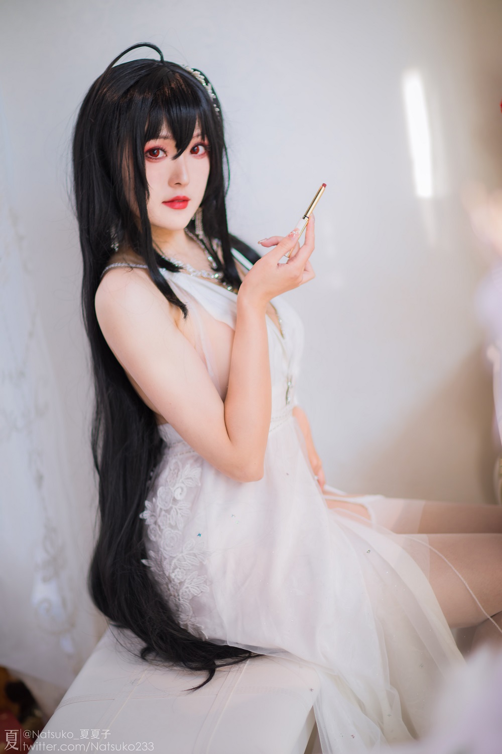 Natsuko夏夏子-碧蓝航线-大凤誓约婚纱[24P] COS网红博主 预览2图