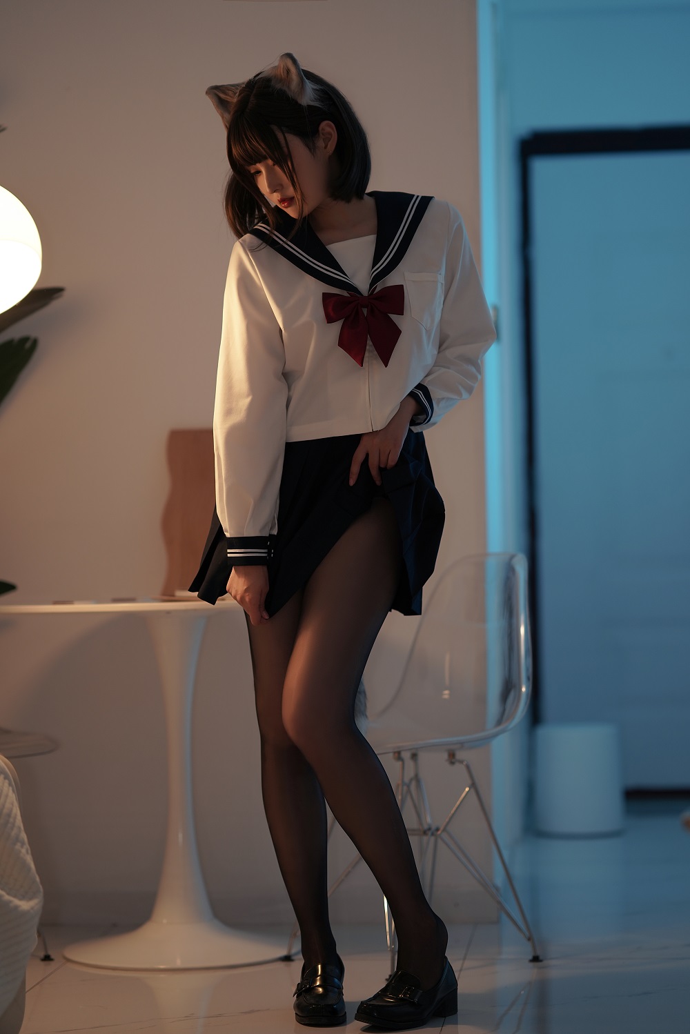 Natsuko夏夏子-大尾巴猫[50P] COS网红博主 预览2图