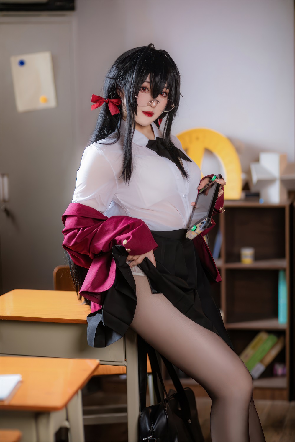 Natsuko夏夏子-碧蓝航线-大凤JK[40P] COS网红博主 预览1图