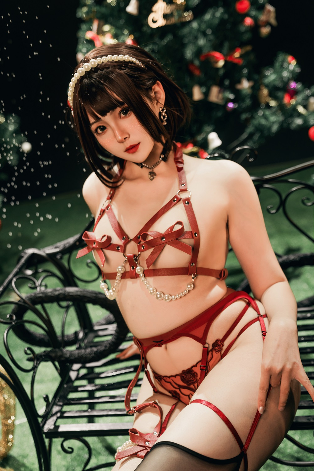 Natsuko夏夏子-2022圣诞特辑[30P+1V] COS网红博主 预览2图