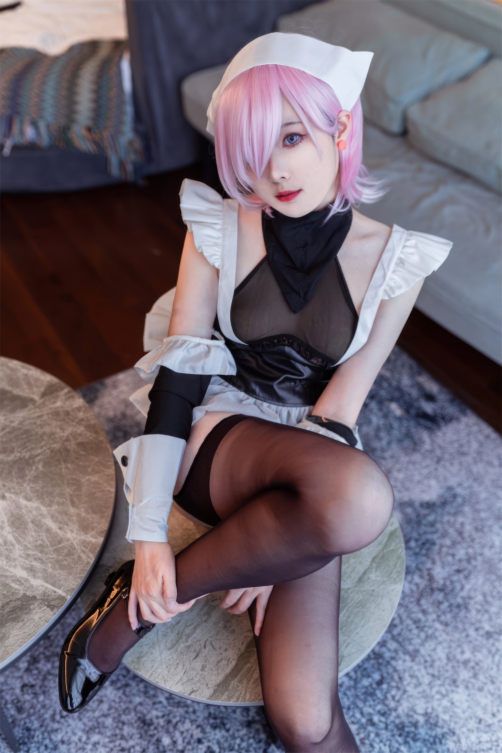 Natsuko夏夏子-FGO-宫本武藏同人女仆[38P] COS网红博主 预览1图
