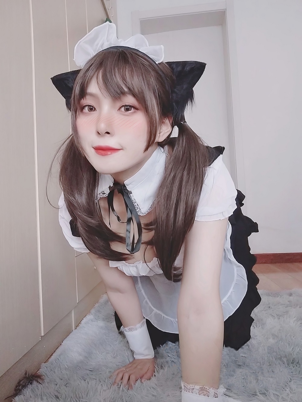 Natsuko夏夏子-猫耳女仆[45P] COS网红博主 预览2图