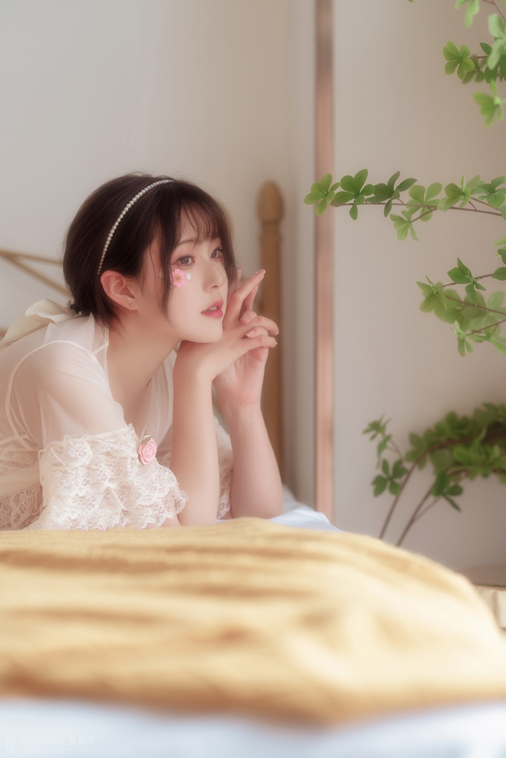 Natsuko夏夏子-雏菊[43P] COS网红博主 预览2图