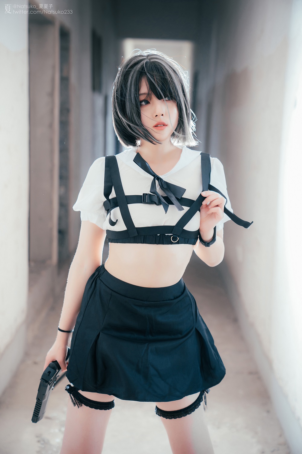 Natsuko夏夏子-绑带特工[40P] COS网红博主 预览1图