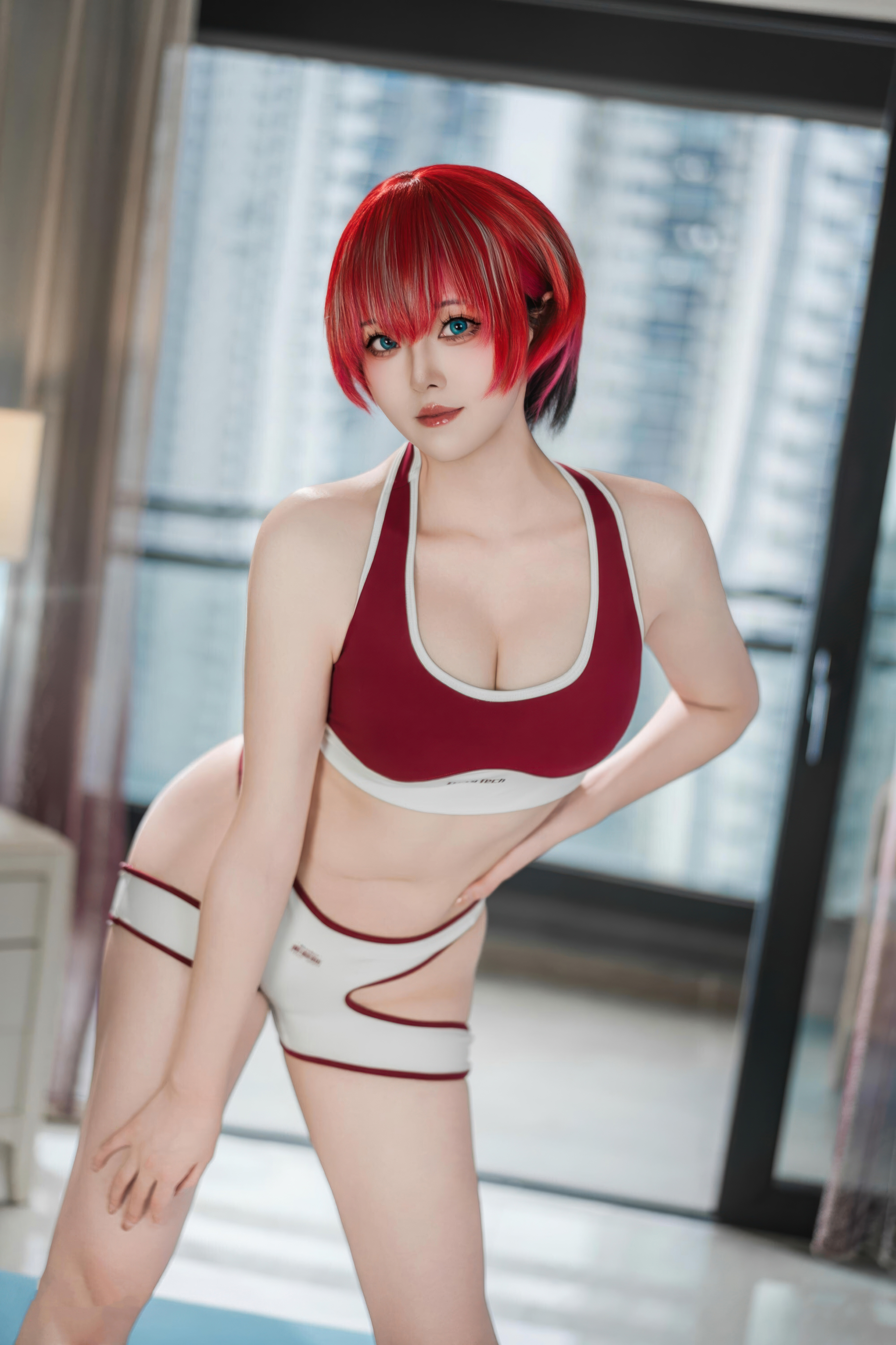Natsuko夏夏子-GQuuuuuuX-玛秋运动装[74P] COS网红博主 预览1图