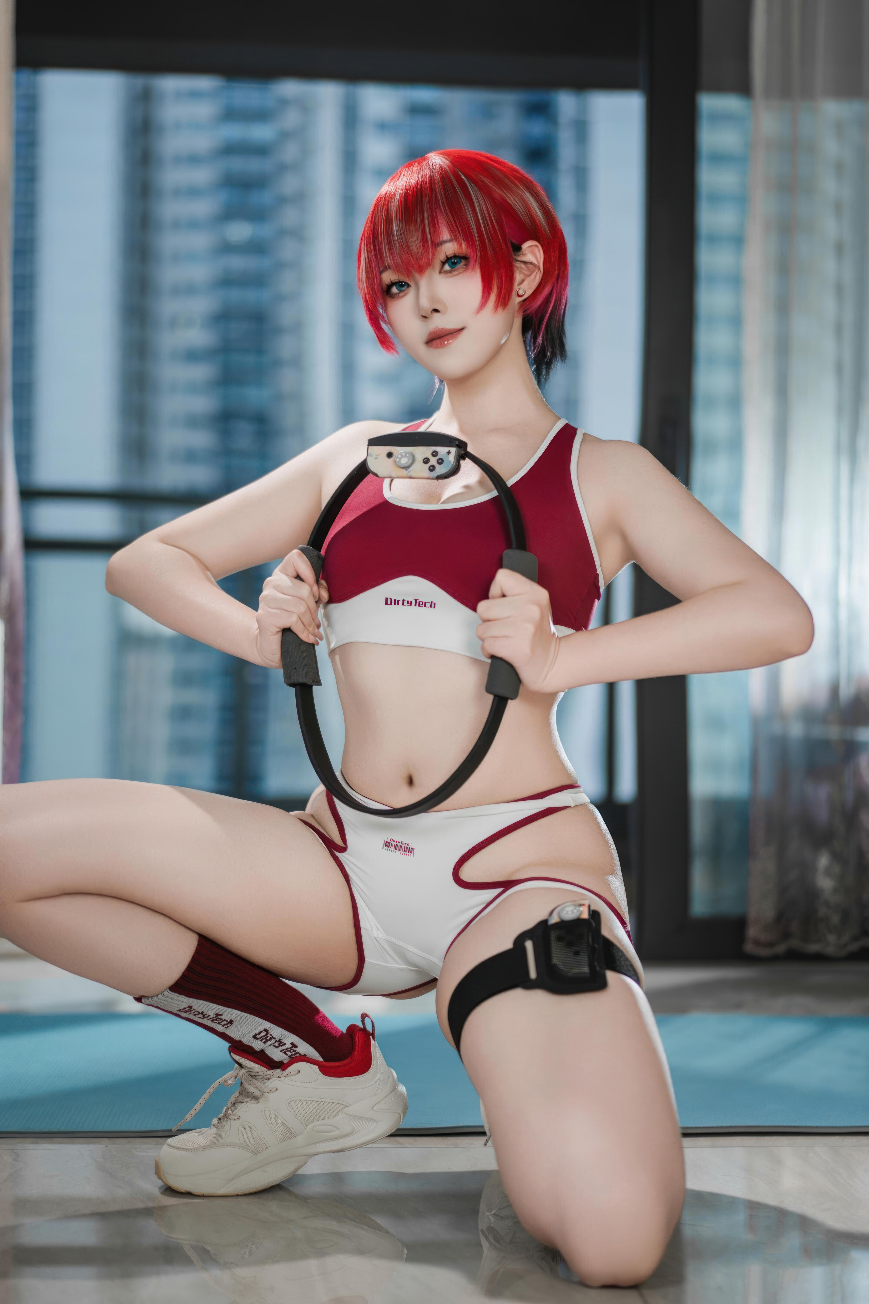 Natsuko夏夏子-GQuuuuuuX-玛秋运动装[74P] COS网红博主 预览2图