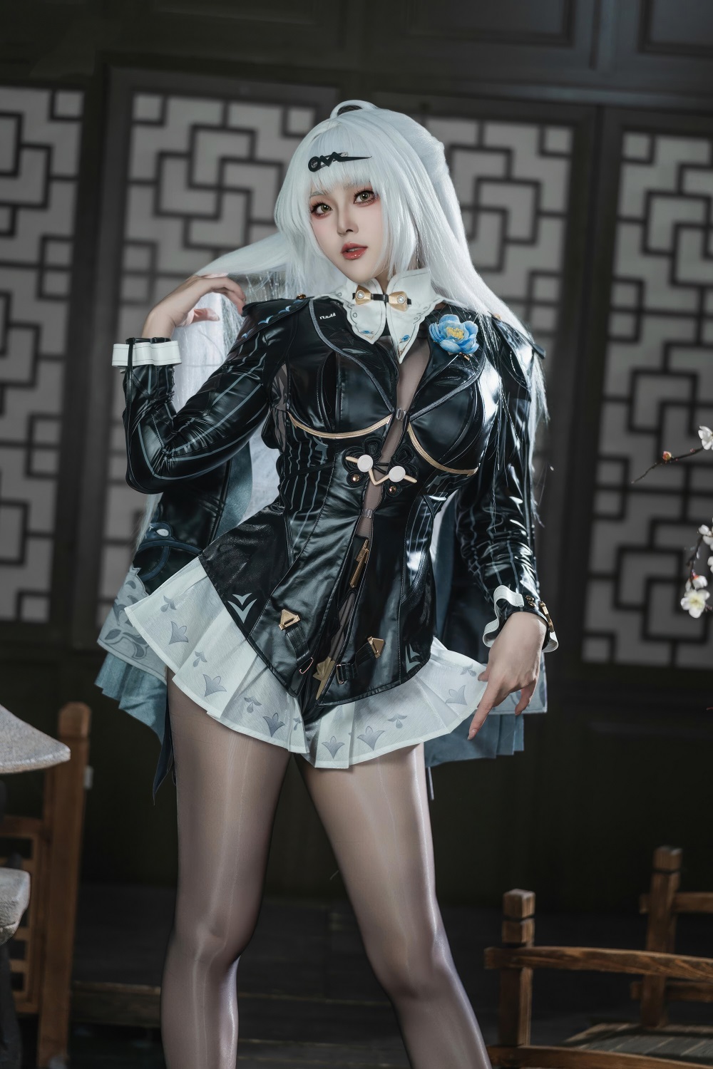 Natsuko夏夏子-绝区零-仪玄·墨形影踪[86P] COS网红博主 预览1图