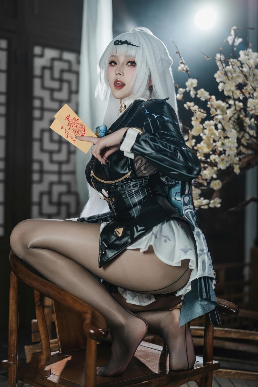 Natsuko夏夏子-绝区零-仪玄·墨形影踪[86P] COS网红博主 预览2图