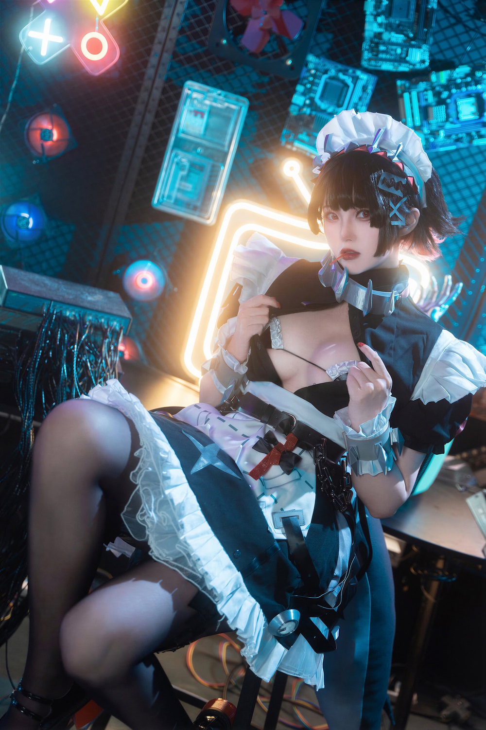 Natsuko夏夏子-绝区零-艾莲乔[93P+4V] COS网红博主 预览2图