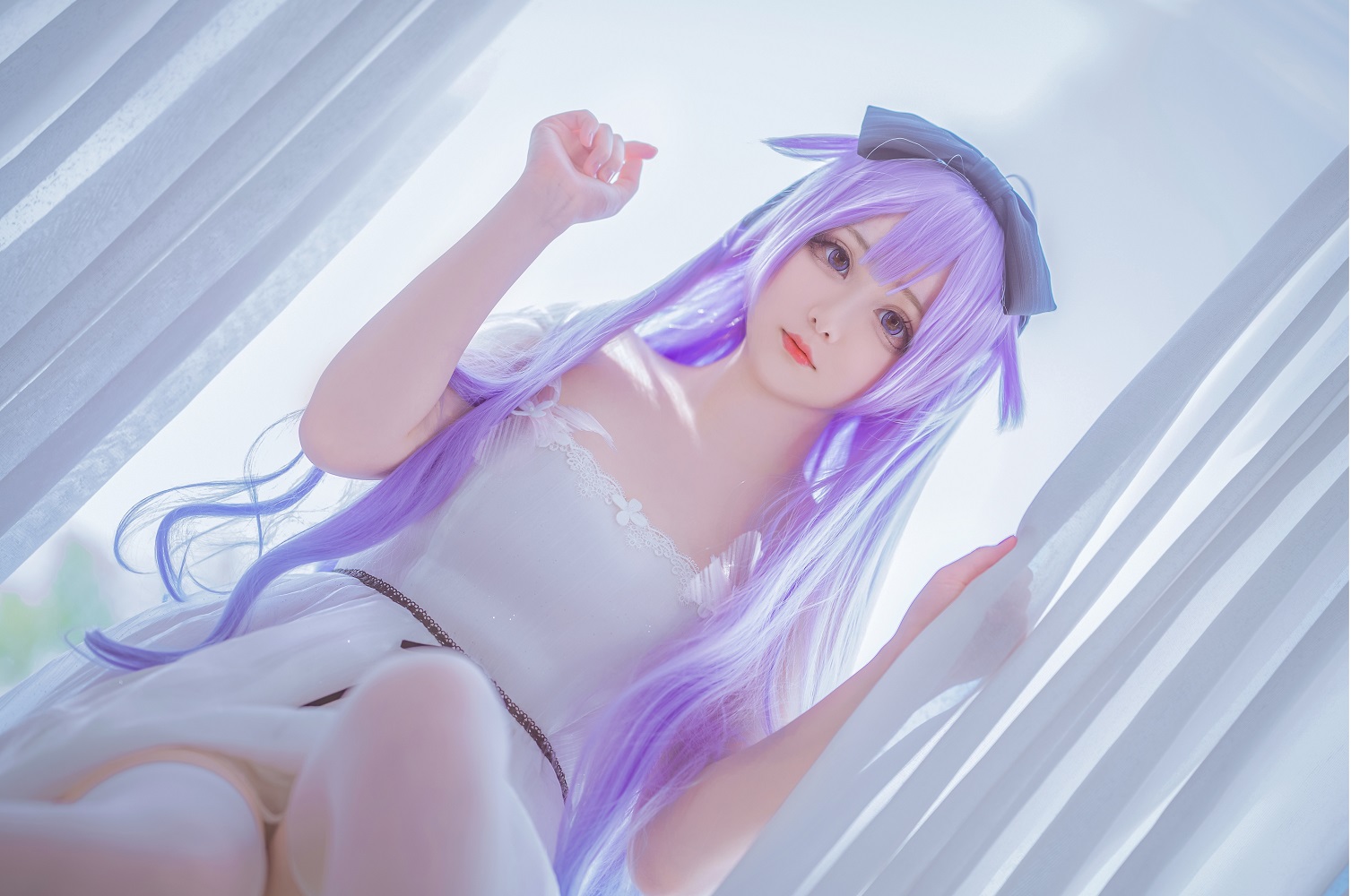 猫宫夜夜-碧蓝航线-夏日独角兽雪糕[52P] COS网红博主 预览2图