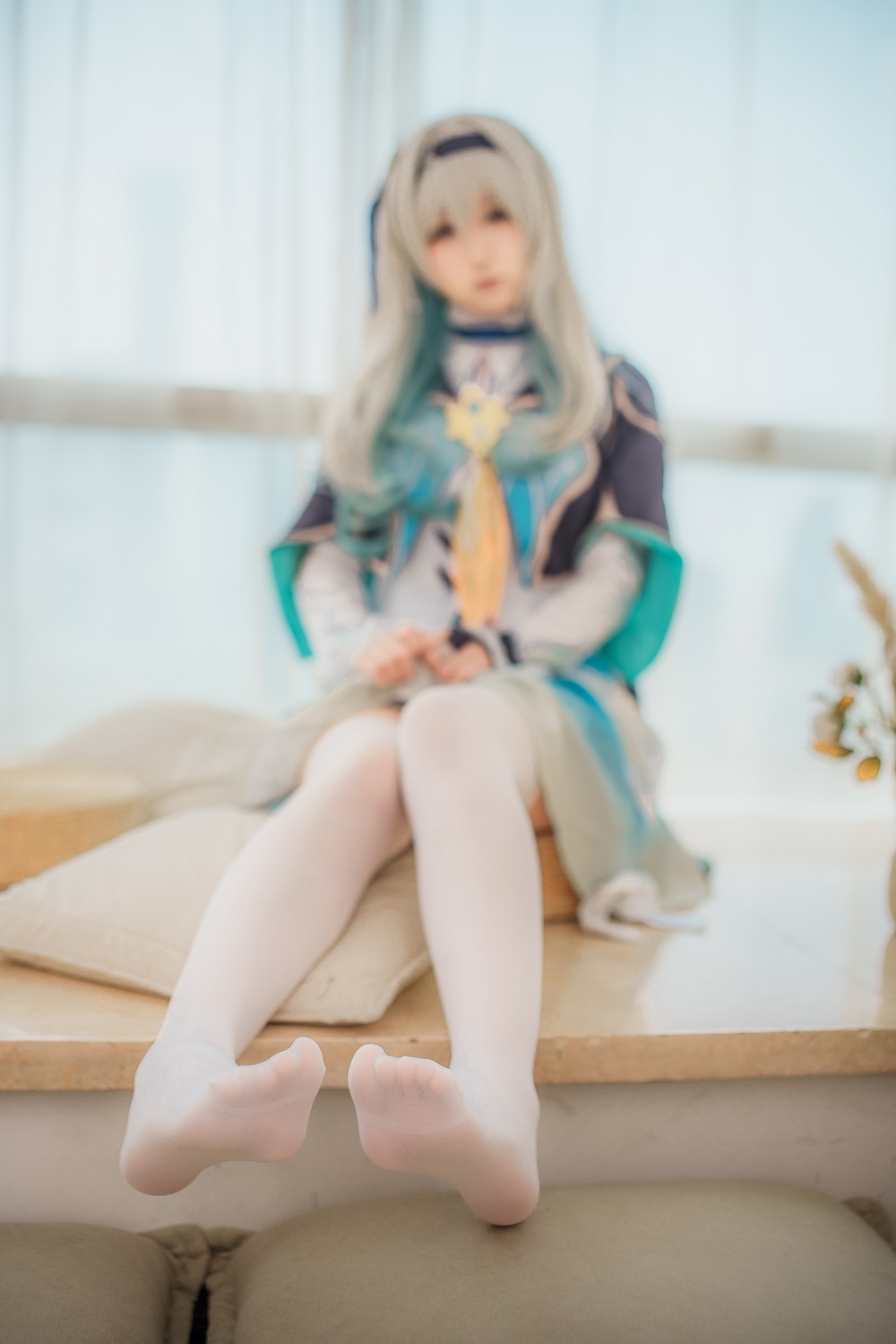 Seele麦麦-崩坏·星穹铁道-流萤纯白物语[34P+11V] COS网红博主 预览2图