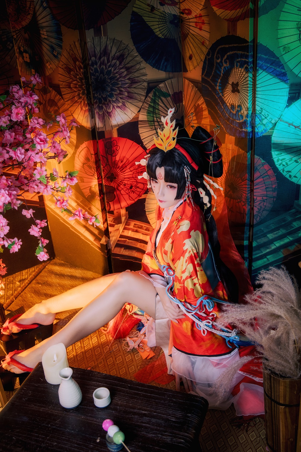 yui金鱼-阴阳师-不知火·蝶步韶华[14P] COS网红博主 预览1图