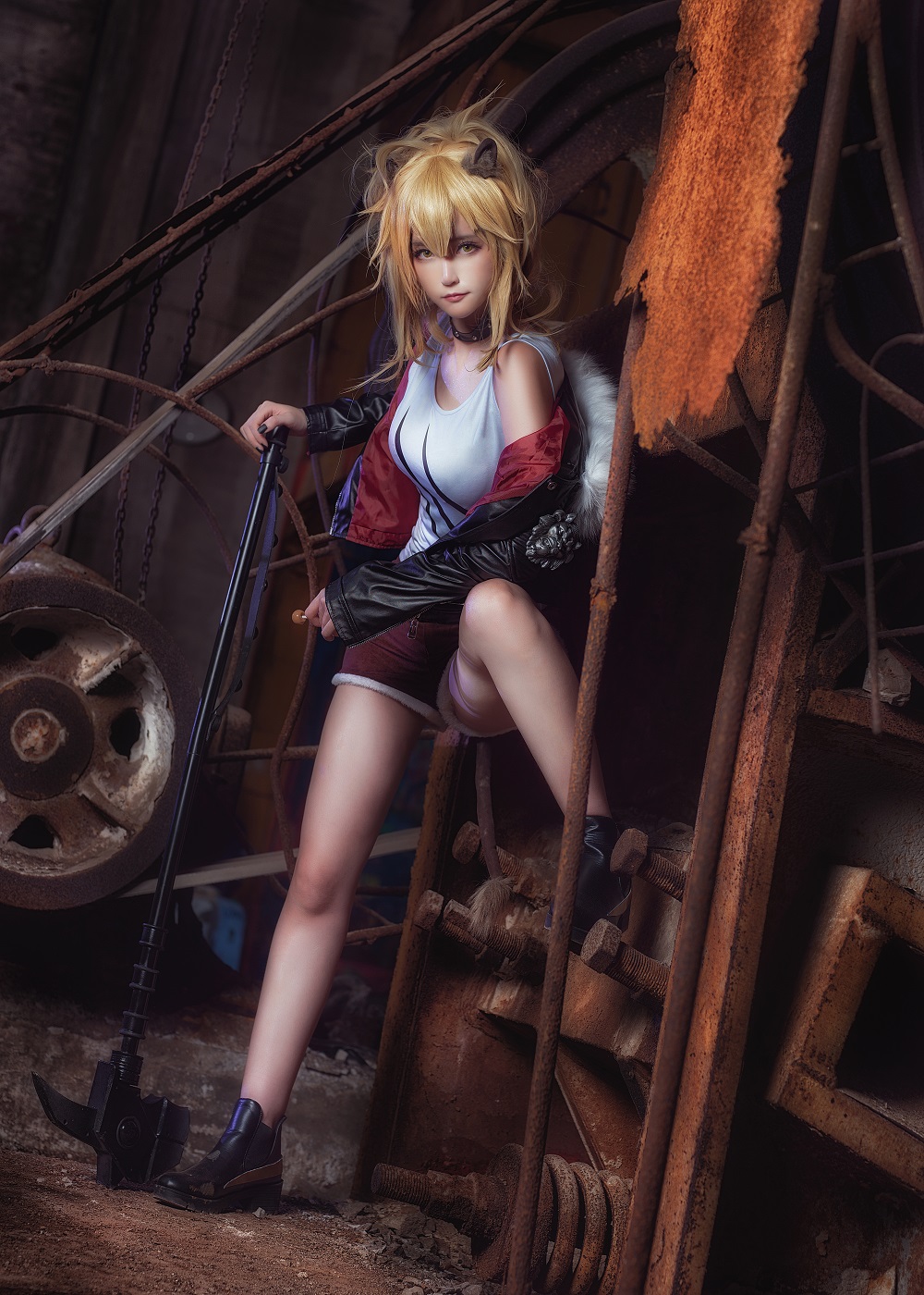 yui金鱼-明日方舟-推进之王[11P] COS网红博主 预览2图