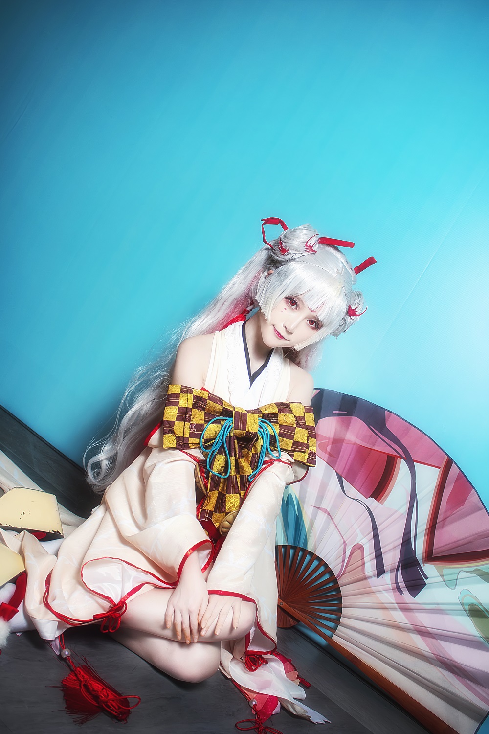yui金鱼-阴阳师-不知火和服[15P] COS网红博主 预览2图