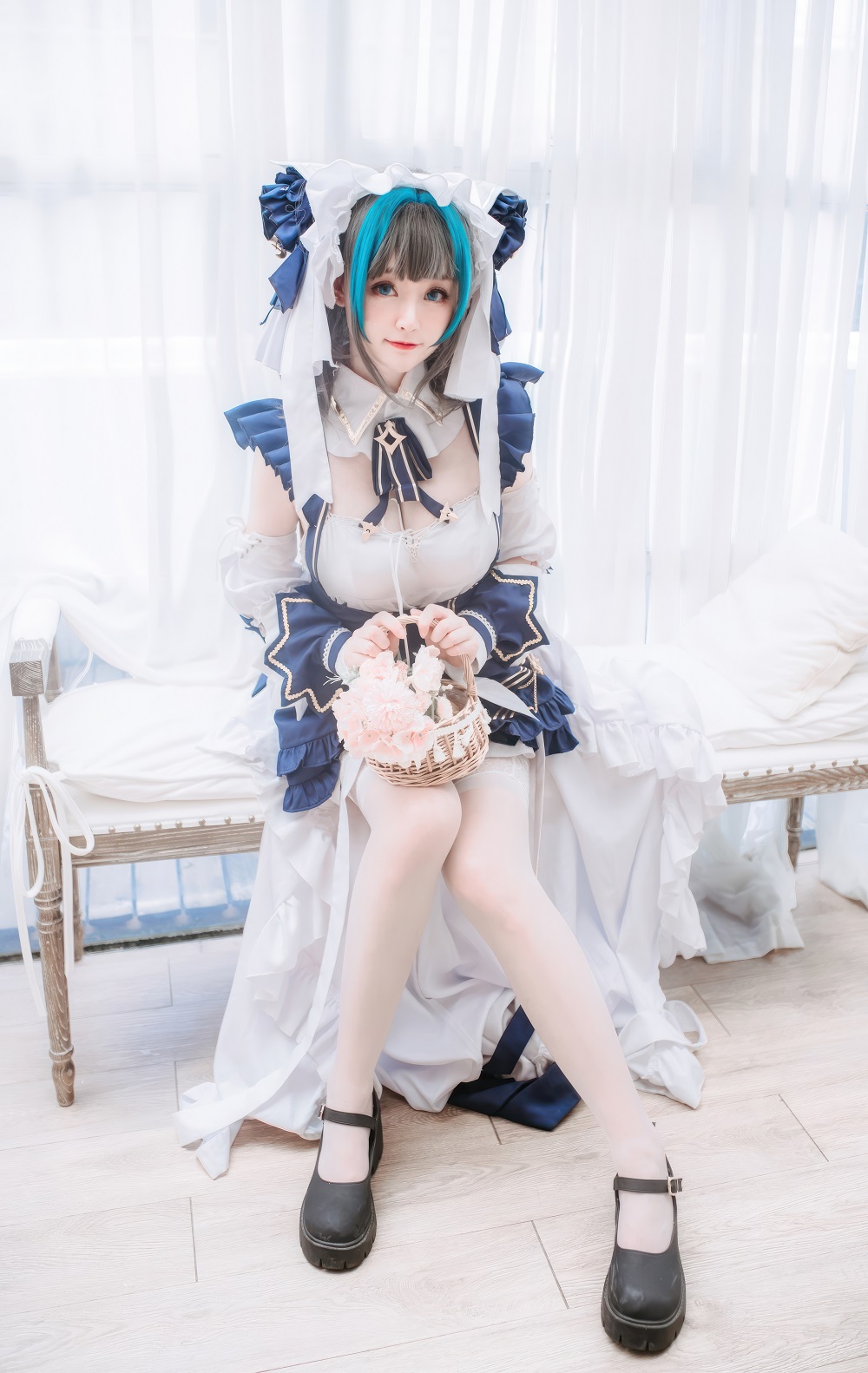 yui金鱼-碧蓝航线-柴郡猫[20P] COS网红博主 预览2图