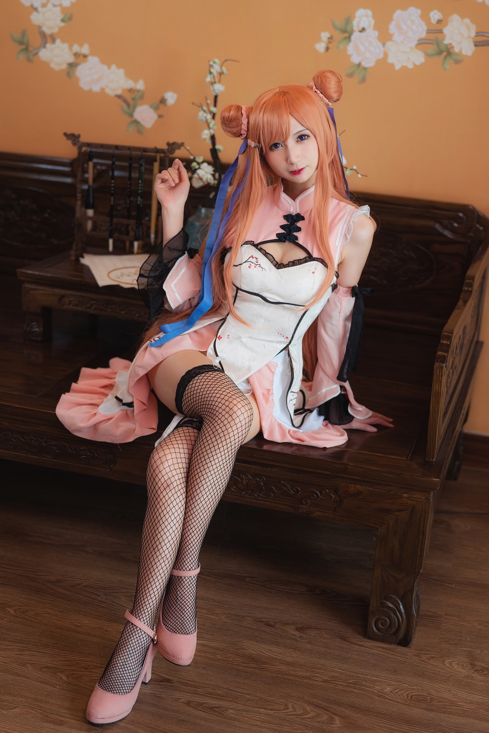贝儿酱Miki-艳娘幻梦谭-春梅[18P] COS网红博主 预览1图