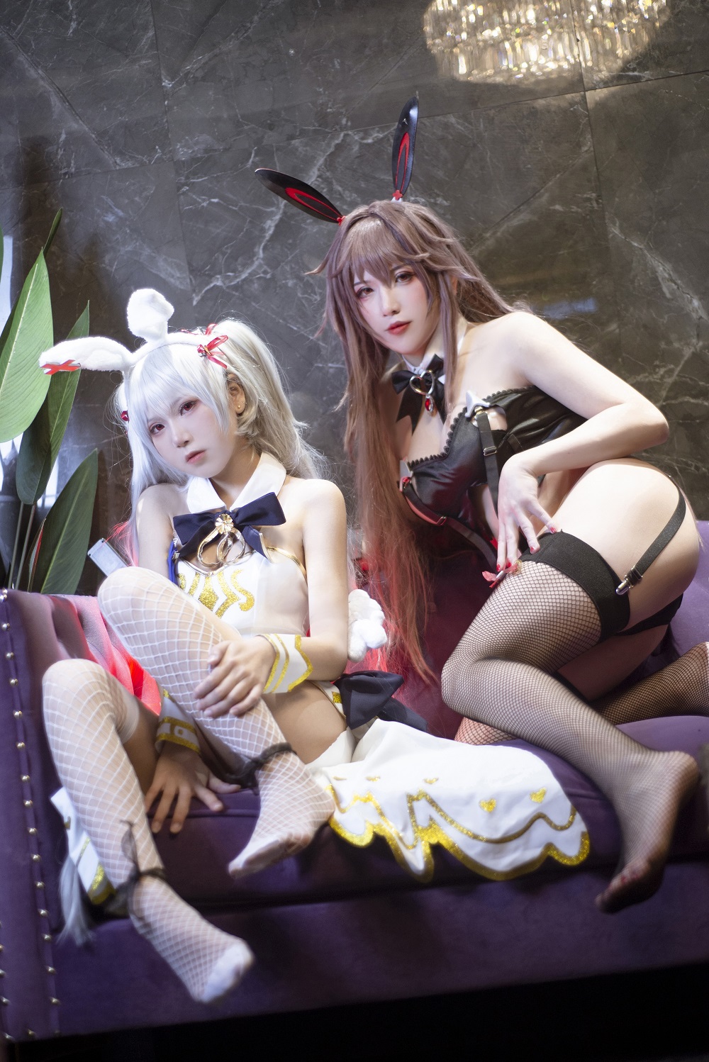 刺青Poi&隼隼子&Sakana阿鱼-海因里希&阿布鲁奇公爵&英勇荷官兔女郎[32P] COS网红博主 预览2图