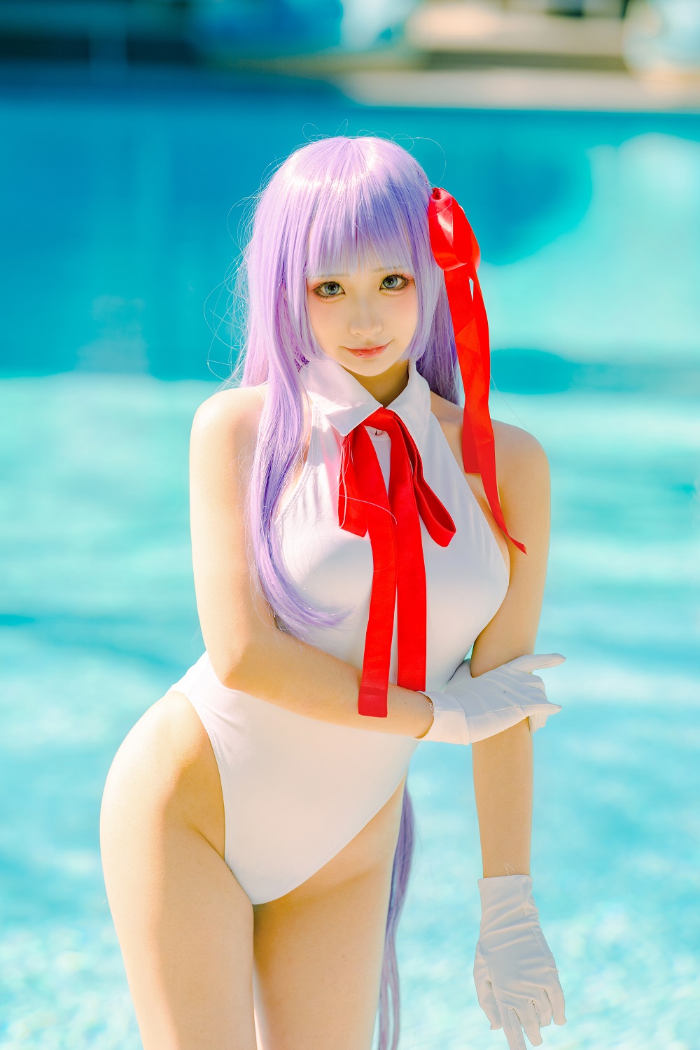 wendydydydy酱油-FGO-BB水着[8P] COS网红博主 预览1图