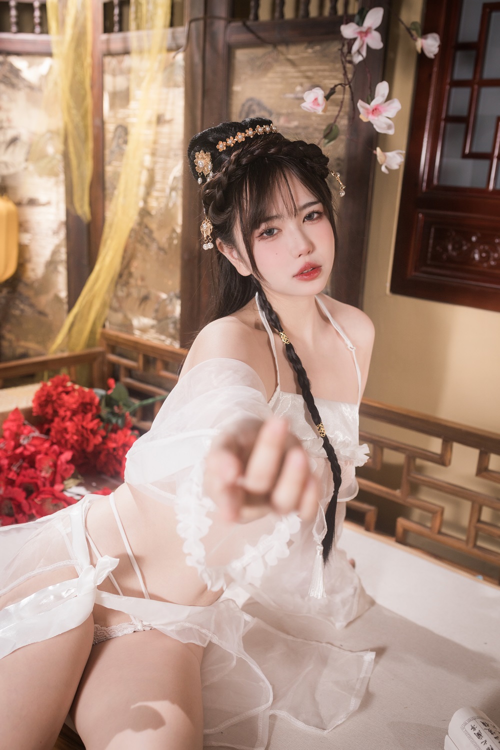 Tina很妖孽呀-倩女幽魂之小倩归来[47P+2V] COS网红博主 预览1图