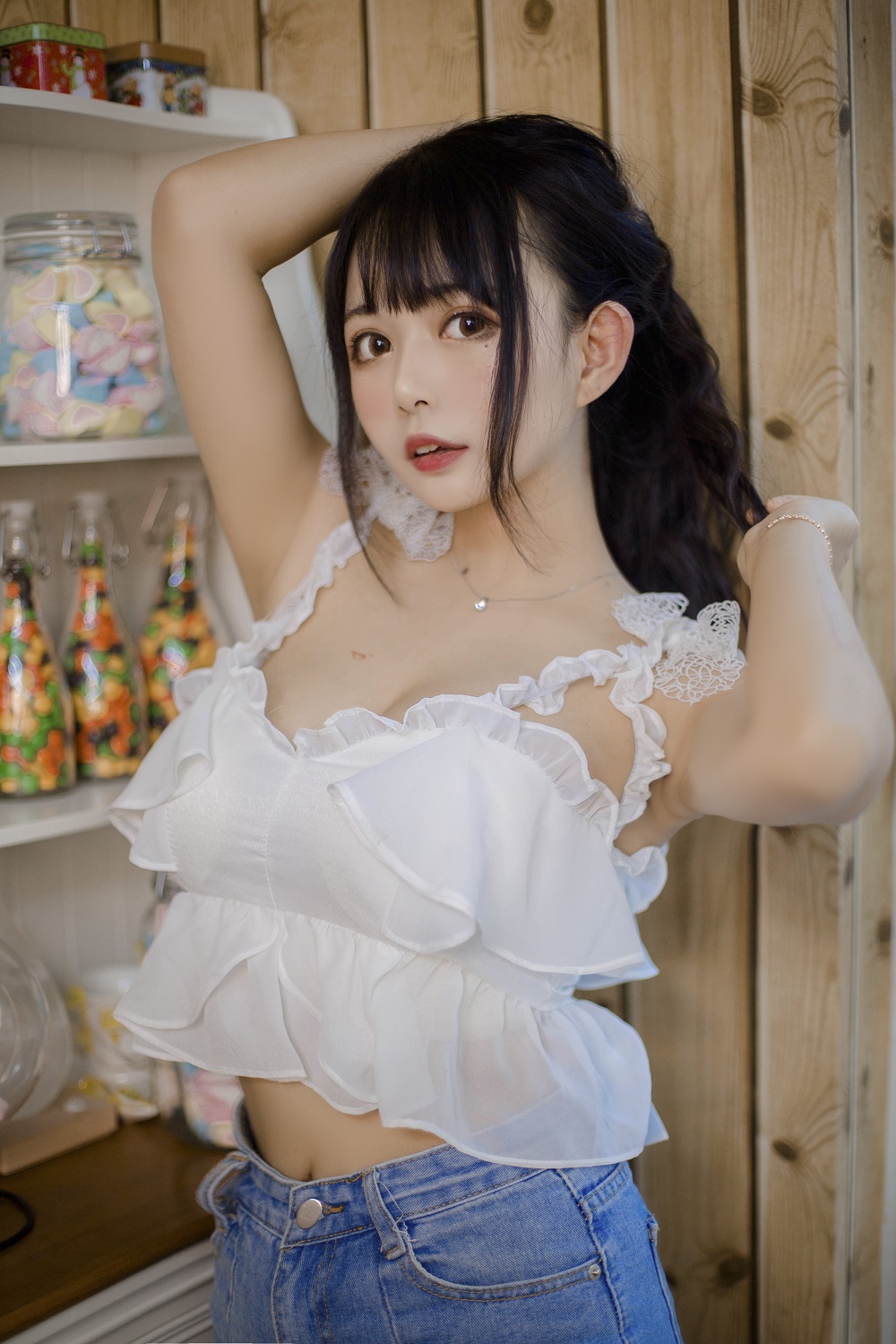 黑猫猫-居家客厅[16P] COS网红博主 预览2图