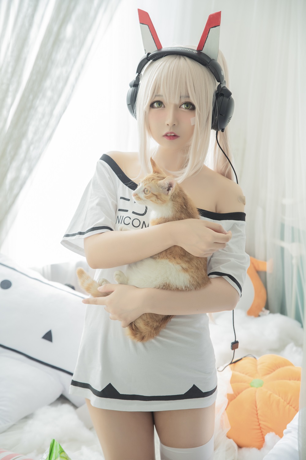 黑猫猫-碧蓝航线-肥宅绫波[19P] COS网红博主 预览1图