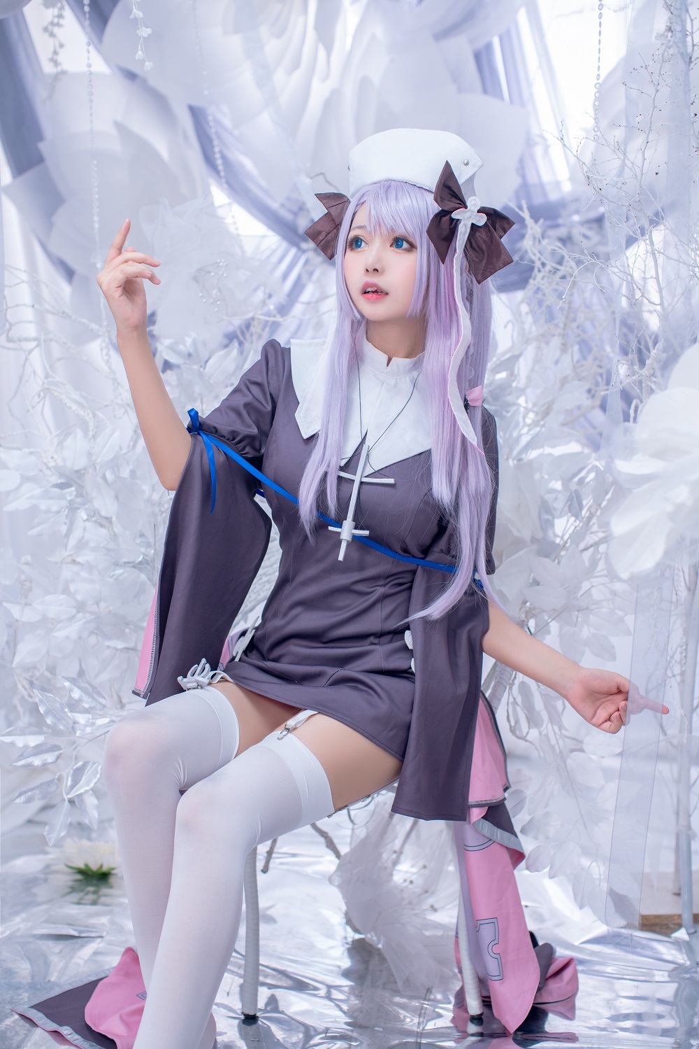 黑猫猫-碧蓝航线-女灶神[14P] COS网红博主 预览1图