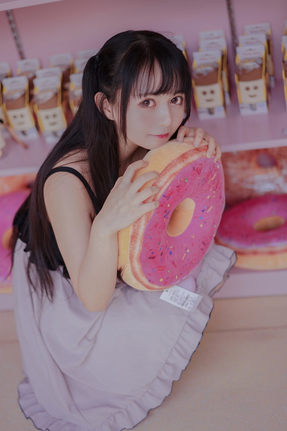 黑猫猫-Pink猫咪[21P] COS网红博主 预览2图