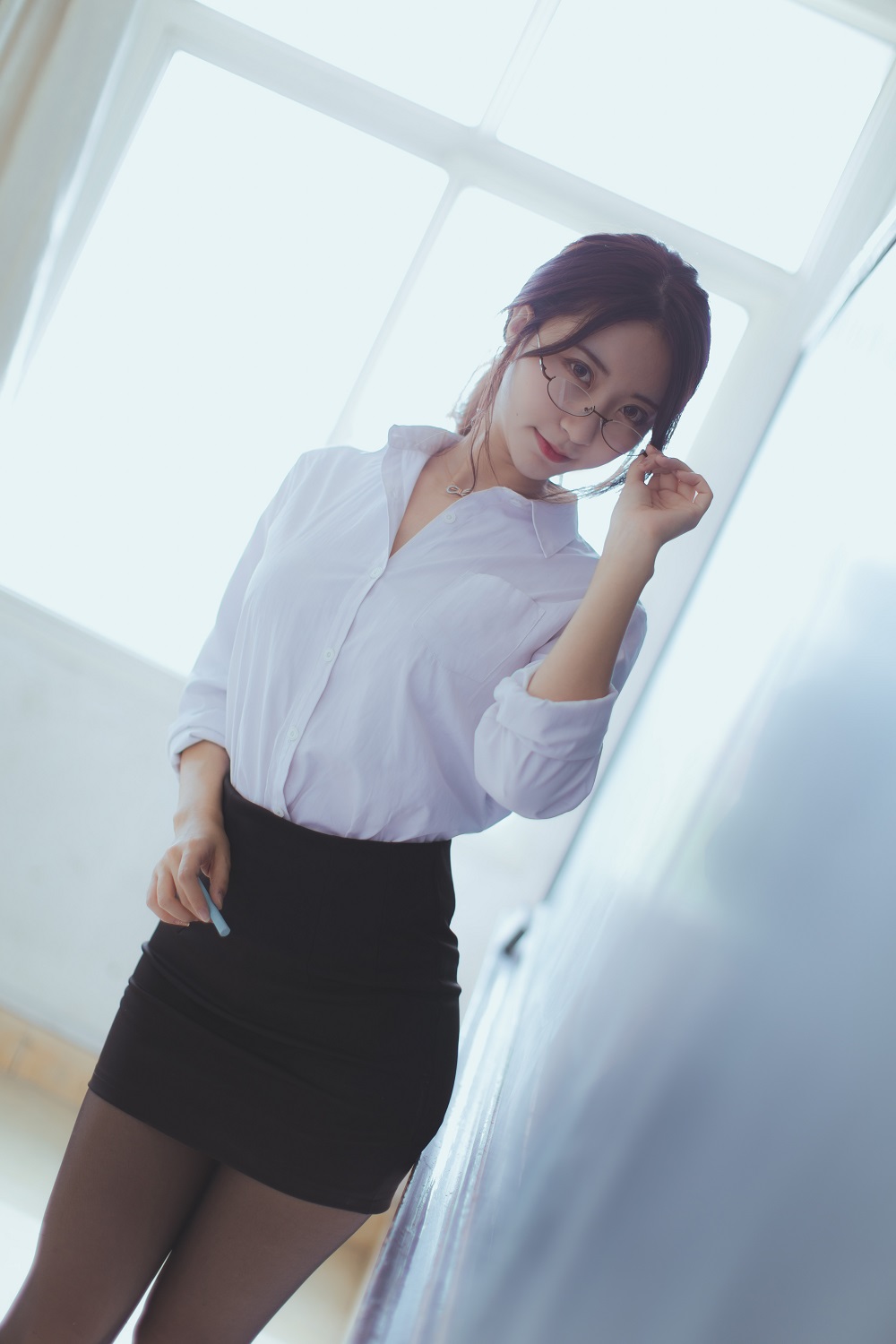 黑川-教师OL[45P] COS网红博主 预览1图